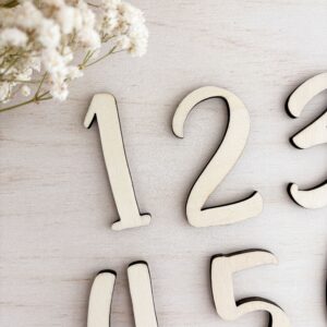 Chiffre en bois décoration anniversaire mariage_03