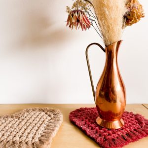 Dessous de plat en macramé