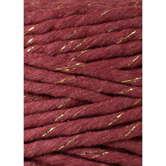 Zoom Rose sauvage et doré Bobine coton Bobinny à peigner 5mm rose sauvage et doré Zoom