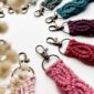 Porte clés macramé kit pour débutant bohème
