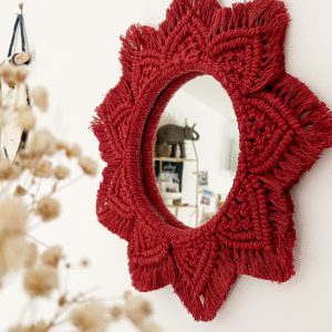 Kit DIY miroir en macramé