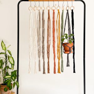 Suspension plante en macramé kit pour débutant