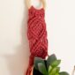 Suspension mini plante en macramé