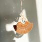 Suncatcher suspension macramé arc-en-ciel
