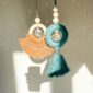 Suncatcher suspension macramé arc-en-ciel