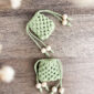 Porte monnaie vert matcha