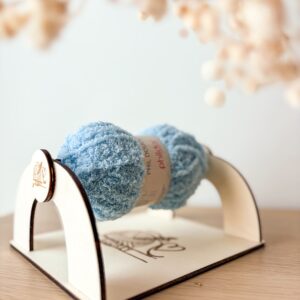 Dérouleur de bobines crochet et macramé