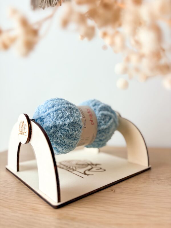 Dérouleur de bobines crochet et macramé