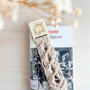 Marque page bois et macramé_02 Marque-page Bois et Macramé