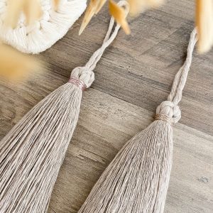 Kit pompons macramé à suspendre