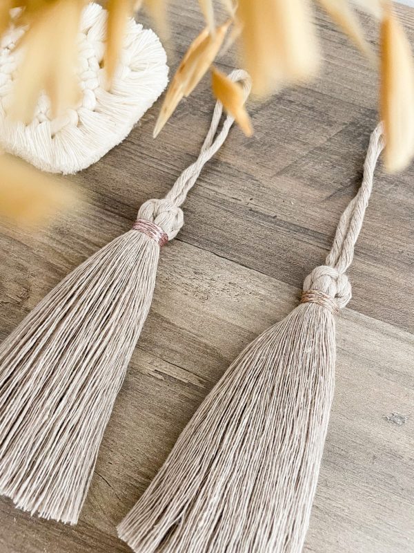 Kit pompons macramé à suspendre