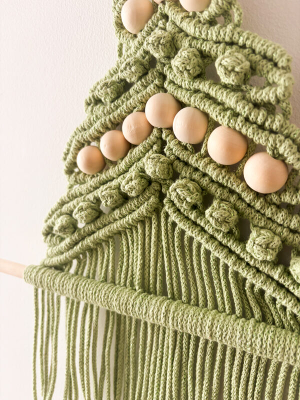 Sapin de noël en macramé kit pour débutant_03 Sapin de noël en macramé kit pour débutant_03