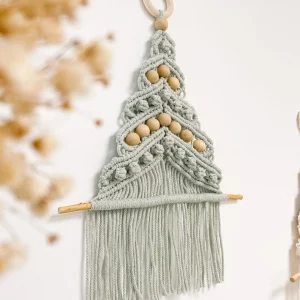 Tuto - Sapin de Noël murale en macramé