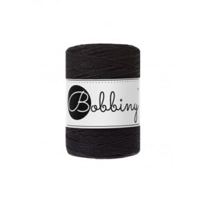 black torsadé 3PLY bobbiny corde torsadée Bobbiny 1.5mm