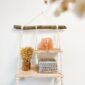 Étagère en macramé à 2 niveaux - L'atelier de Valentine