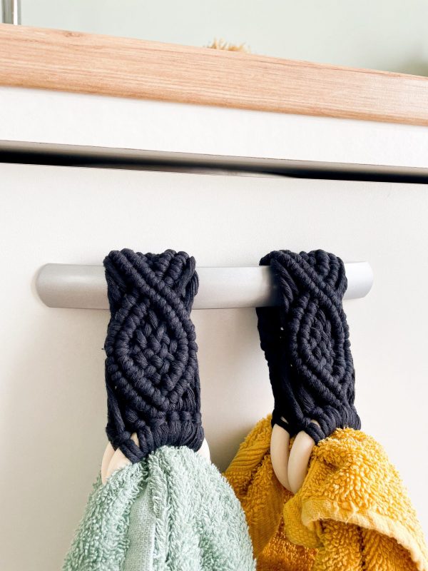 Porte torchon en macramé Porte torchon en macramé