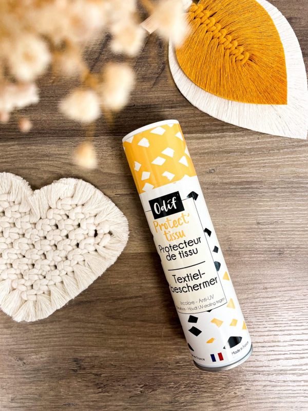 protect tissu odif_02 Spray Protect’ Tissu Odif pour imperméabiliser créations macramé
