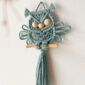 bébé hibou en macramé