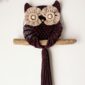 Hibou en macramé