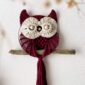 hibou en macramé