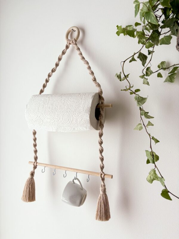 Tuto - Rangement 2 en 1 en macramé