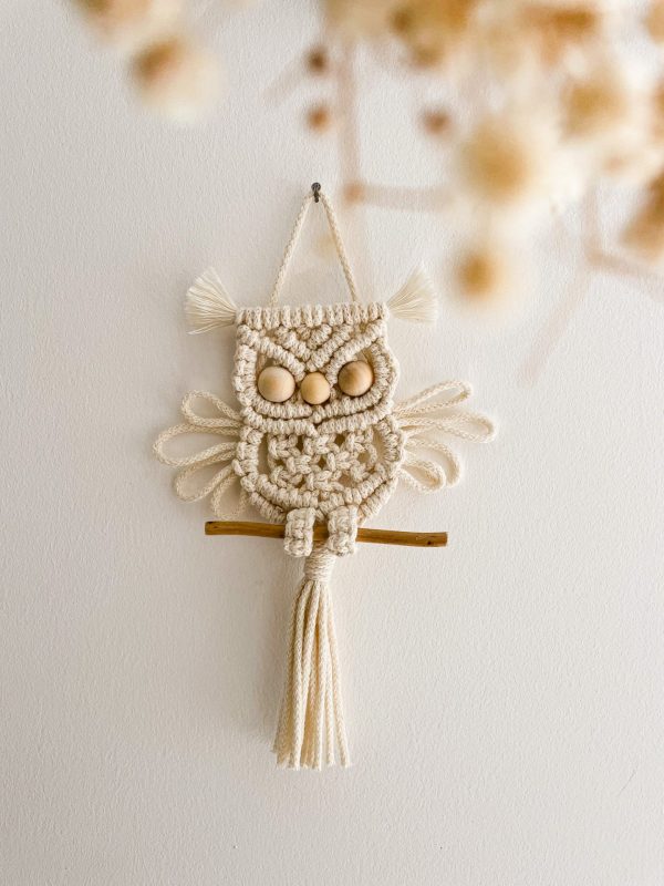 Kit macramé bébé hibou
