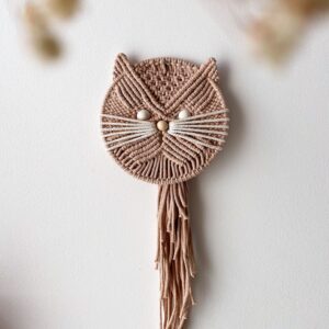 Tuto - Chat en macramé