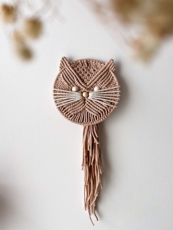 Tuto - Chat en macramé
