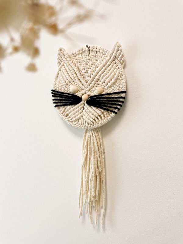 Chat en macramé _ 02 Kit macramé chat
