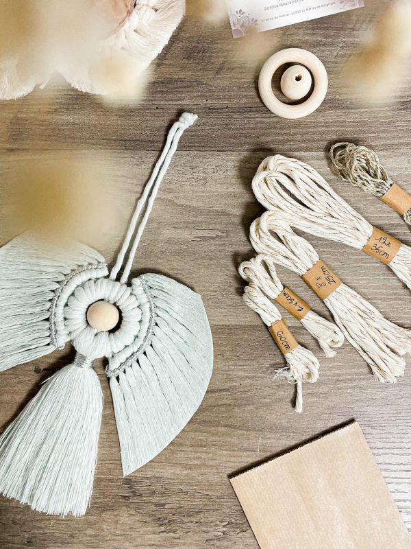 Recharge kit ange en macramé