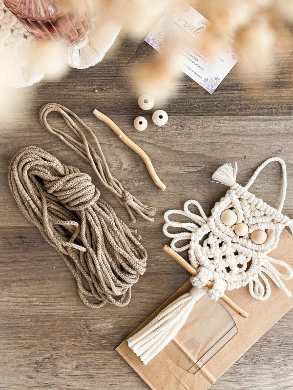 Recharge kit bébé hibou en macramé