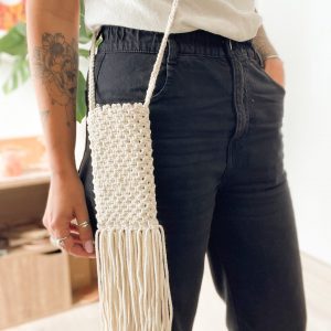 Kit DIY sacoche de téléphone en macramé