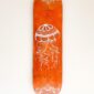 Planche de skate recyclée orange meduse manalda