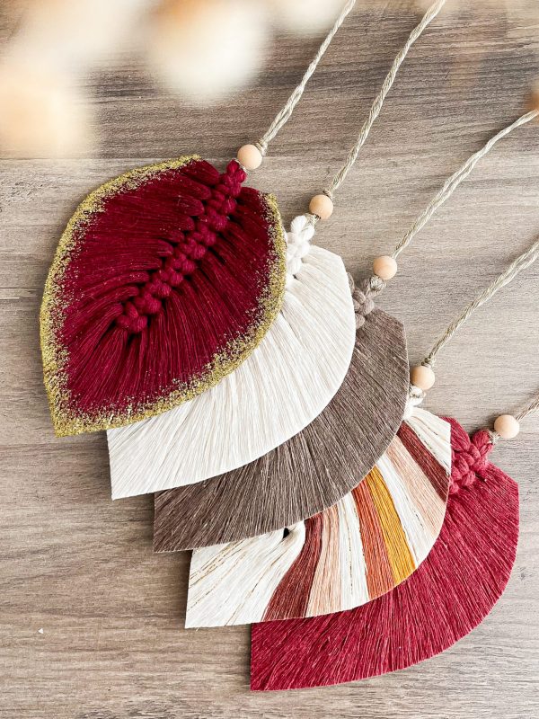 Plume en macramé Plume en macramé