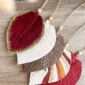 Plume en macramé