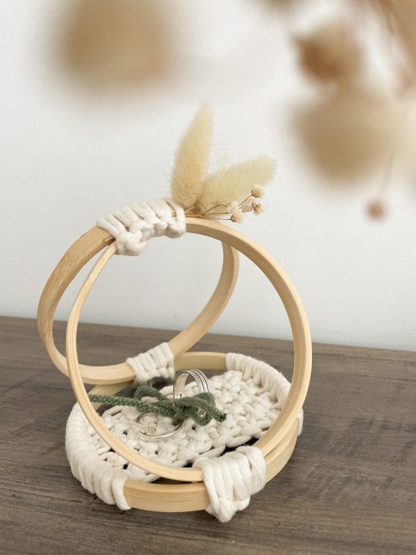 Porte alliance en macramé_02 Porte alliance en macramé_02