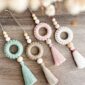 Kit macramé suspension pompon