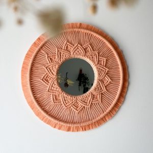 Miroir Bohème Chic – Le "Soleil Levant"
