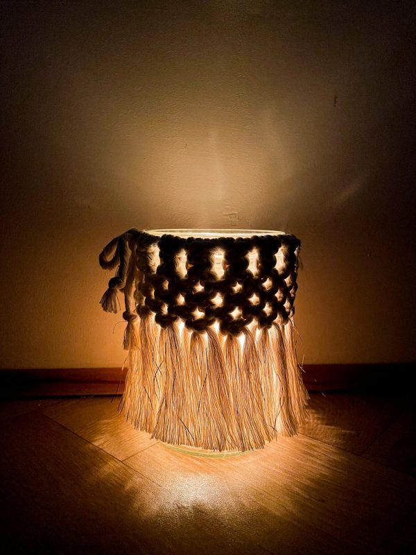 Kit photophore macramé