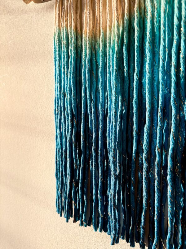 Dune 30x30 bleu et fils naturel et dore_02 Dune 30x30 bleu et fils naturel et dore_02