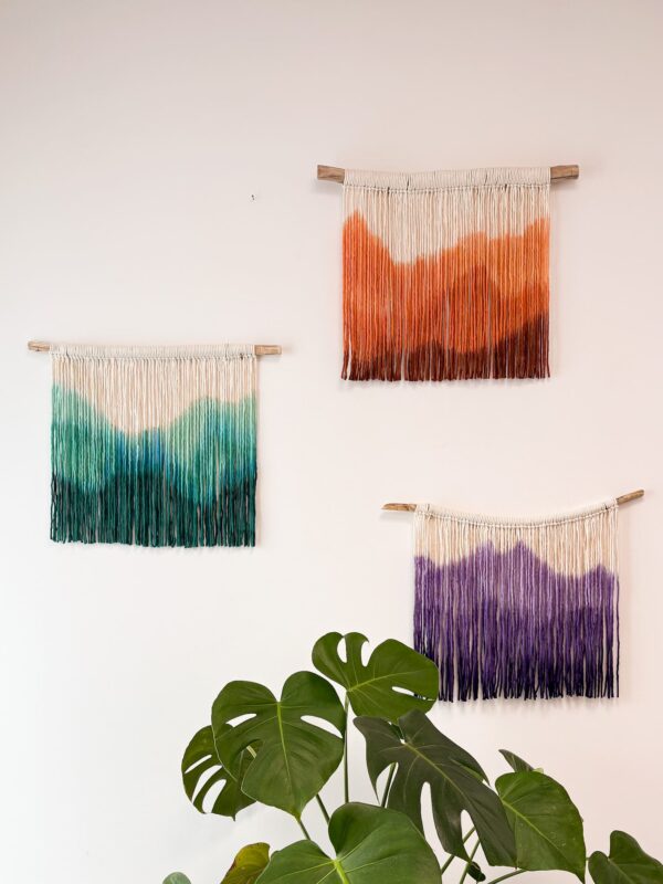 Teintures en macramé Dune Teintures en macramé Dune