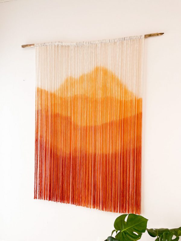 décoration murale dune en macramé_02 décoration murale dune en macramé