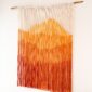décoration murale dune en macramé
