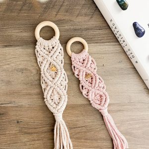 Marque page macramé