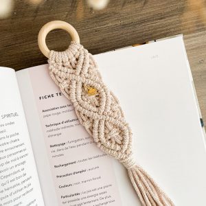 Tuto - Marque page en macramé