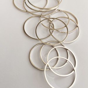 Apprêts ronds argenté