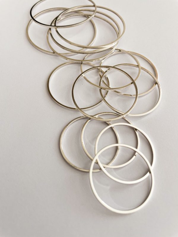 Apprets rond argenté