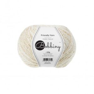 Corde friendly yarn Bobbiny 1.5mm Golden naturel Corde friendly yarn Bobbiny 1.5mm