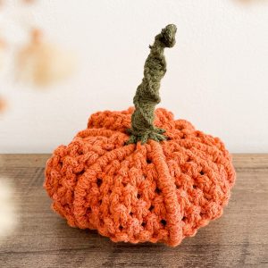 Kit citrouille macramé