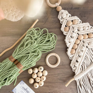 Kit sapin en macramé